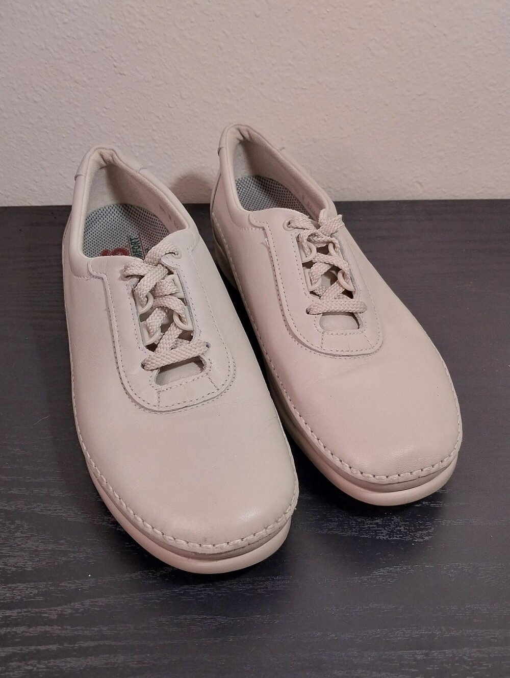 SAS Tripad Comfort Women's Lace-Up Sneakers in Light Beige Size 8.5N